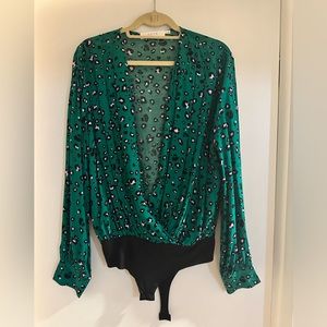 ASTR leopard bodysuit